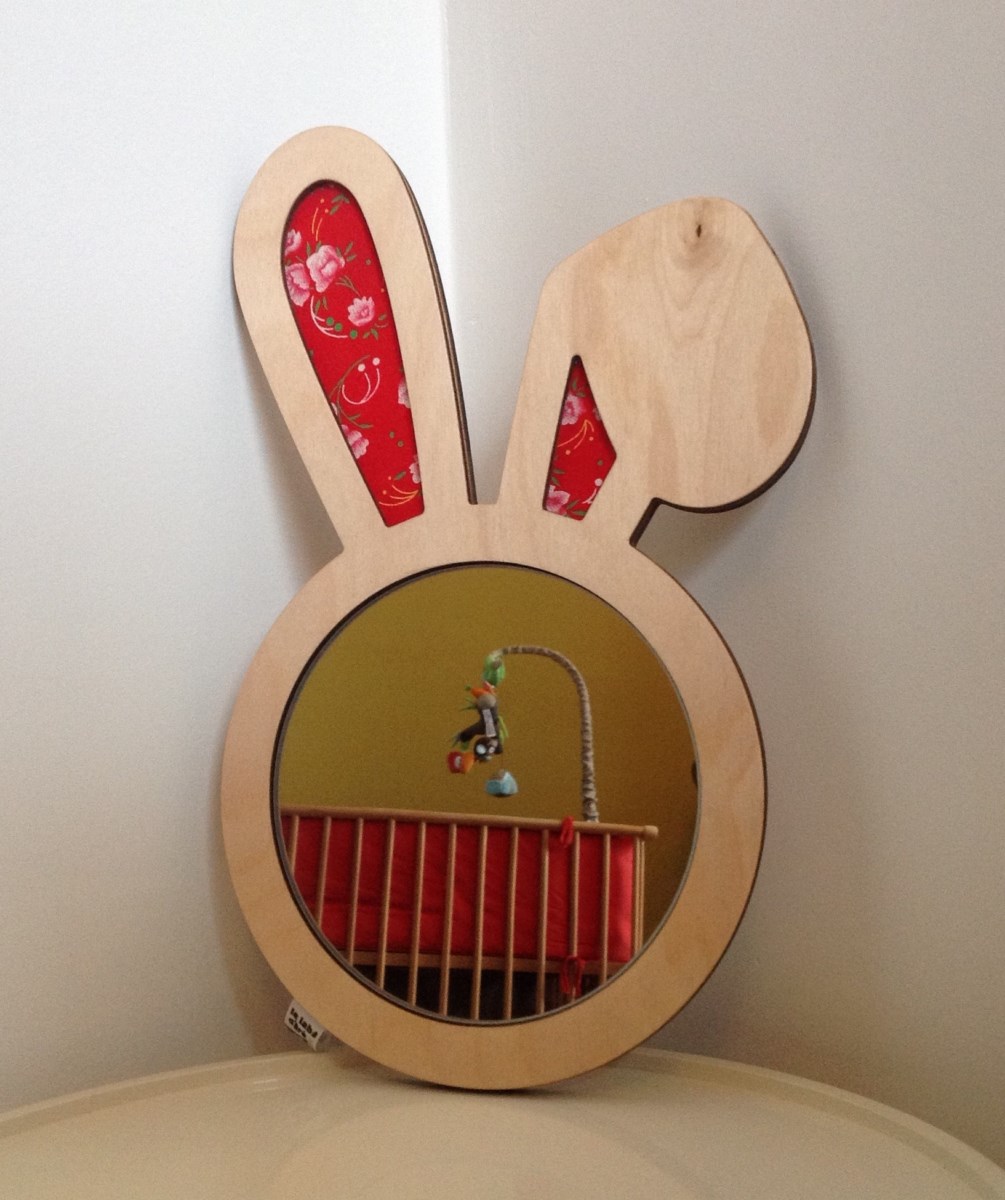 Miroir Lapin Divers coloris